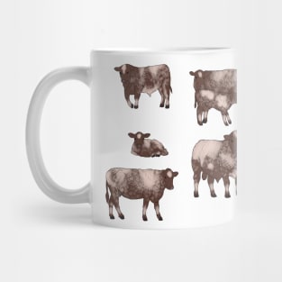 Shorthorn Cattle Pack Mug